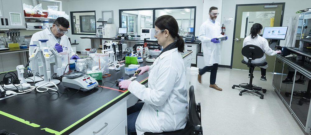 The Omics and Precision Agriculture Laboratory at the Global Institute for Food Security at the University of Saskatchewan is a premier platform for omics technology, providing genomics, phenomics and informatics services to a broad range of clients.